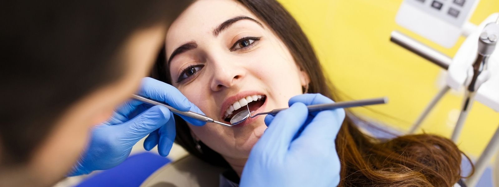 Dental procedure on a female patient.